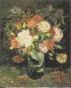 Vincent Van Gogh Vase with Carnations oil